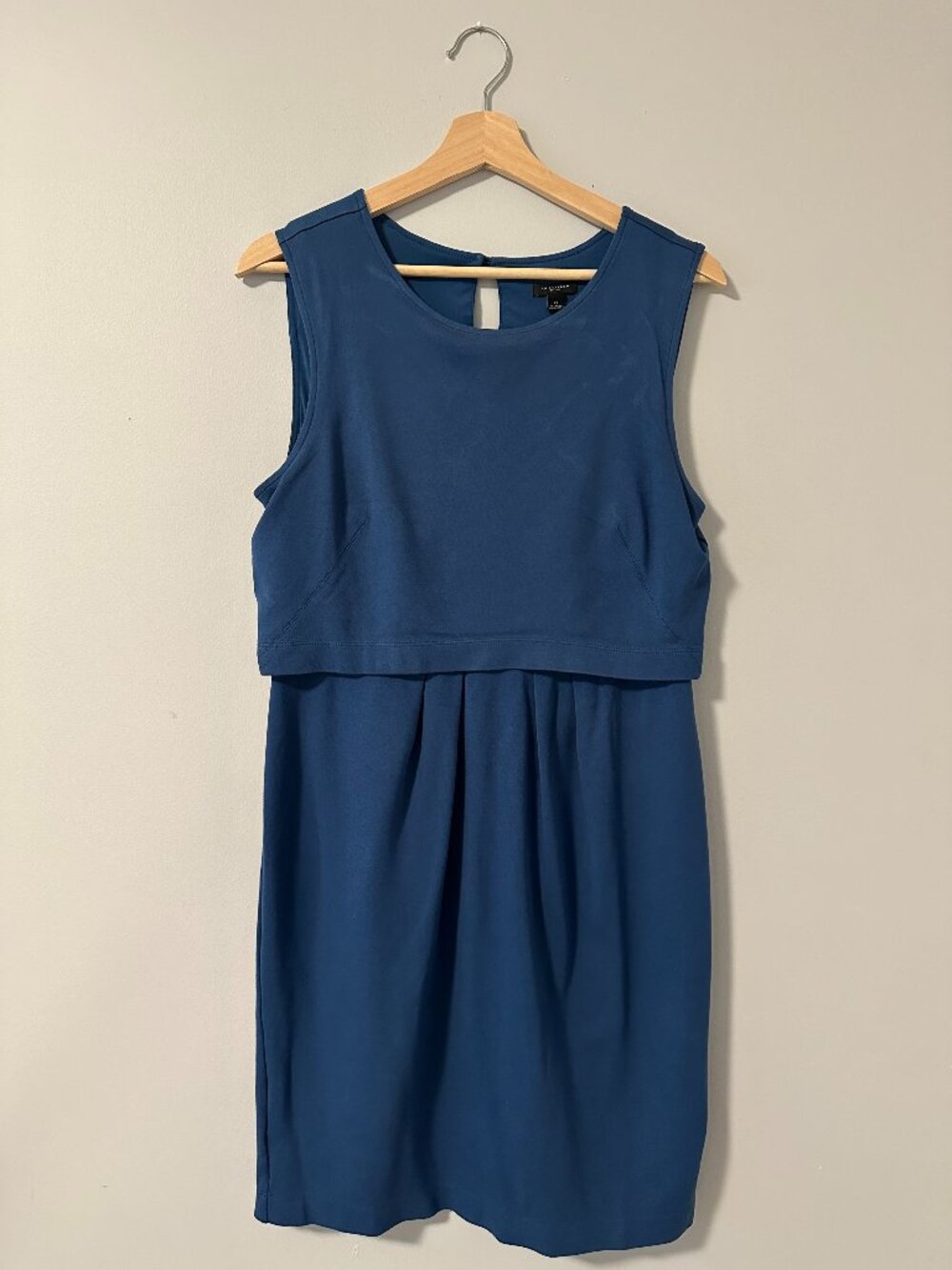 Ann Taylor Blue Sleeveless Dress Size 8